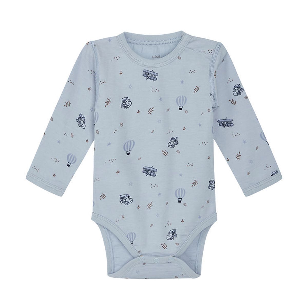 Hust and Claire Body l/æ - Uld/Bambus - Baloo - Cloud Blue