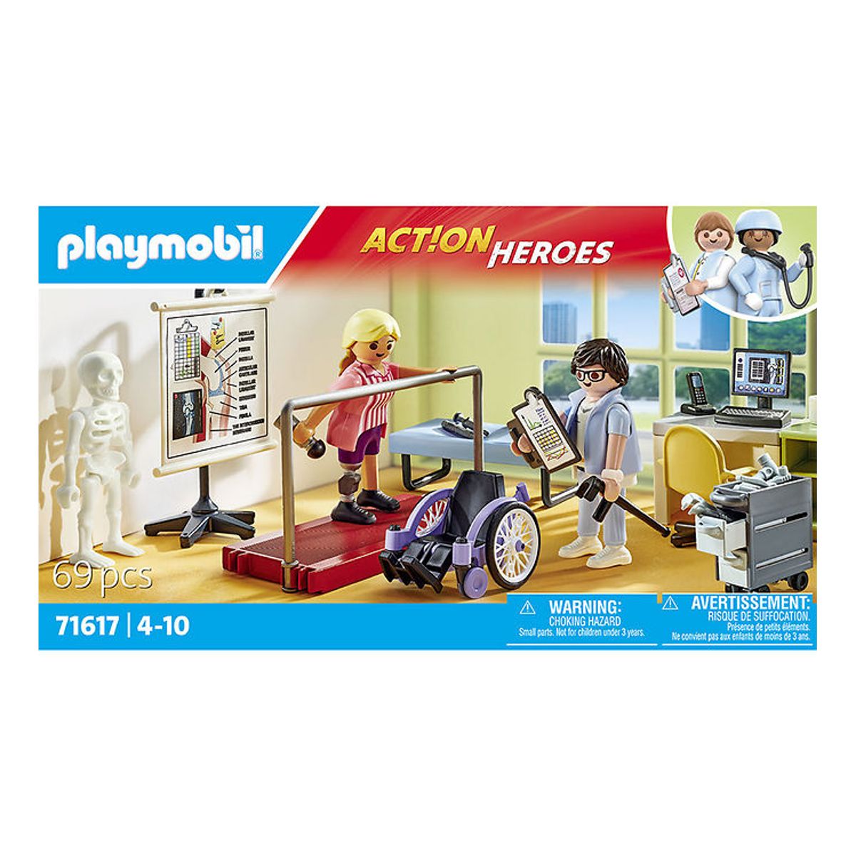 Playmobil Action Heroes - Ortopæd - 71617 - 69 Dele