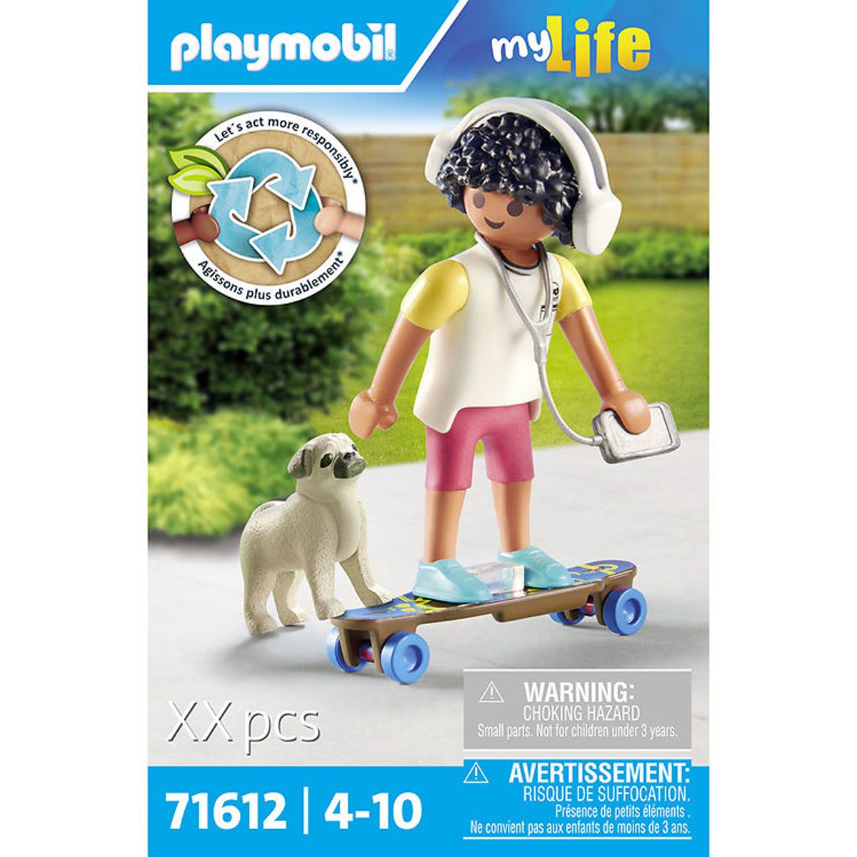 Playmobil My Life - Dreng med Hund - 71612 - 8 Dele