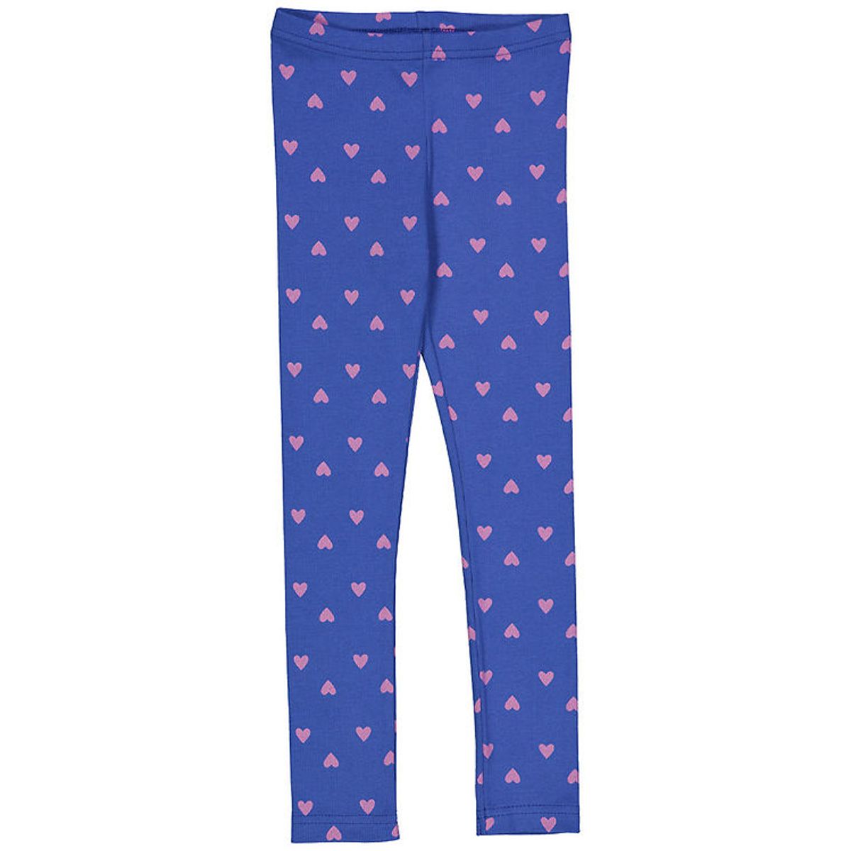 Freds World Leggings - Rib - Heart - Star Blue/Pink Haze