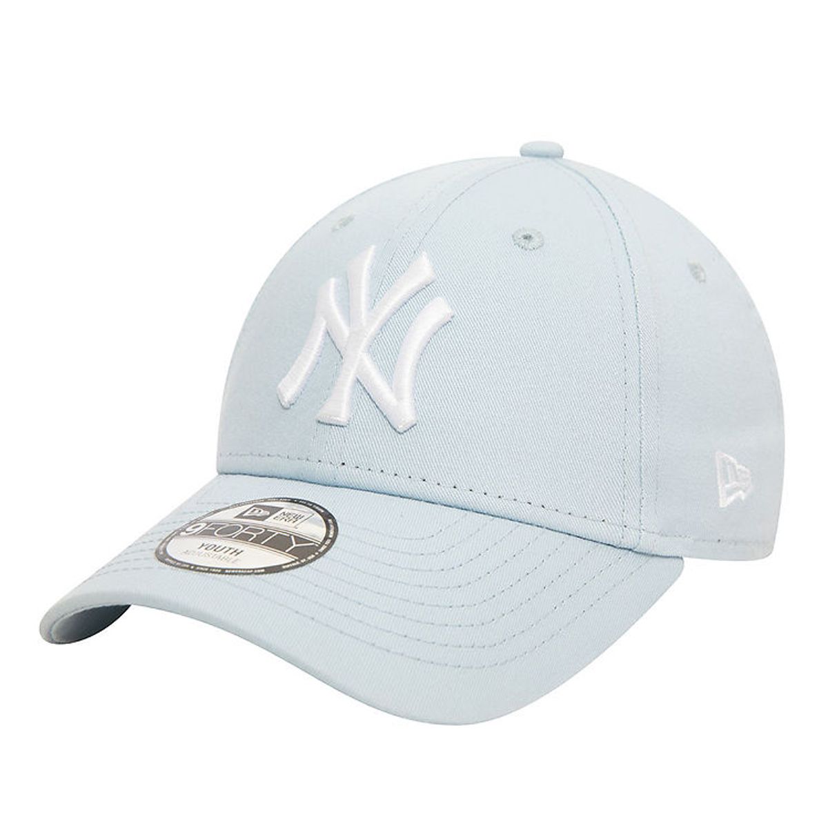 New Era Kasket - 9Forty - New York Yankees - Pastel Blå/Hvid