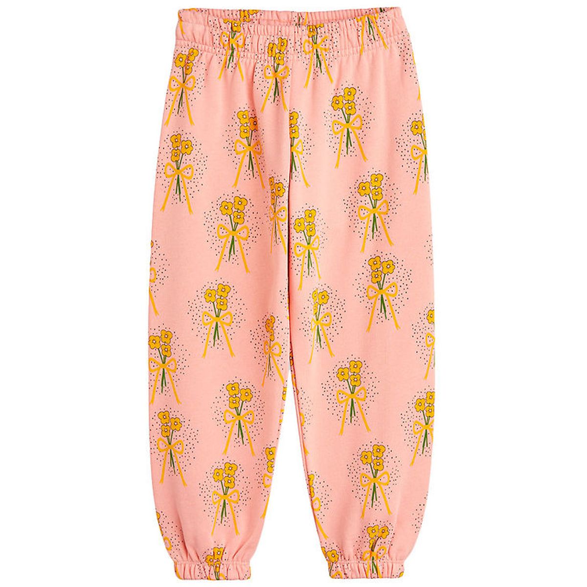 Mini Rodini Sweatpants - Winter Flowers Aop - Pink