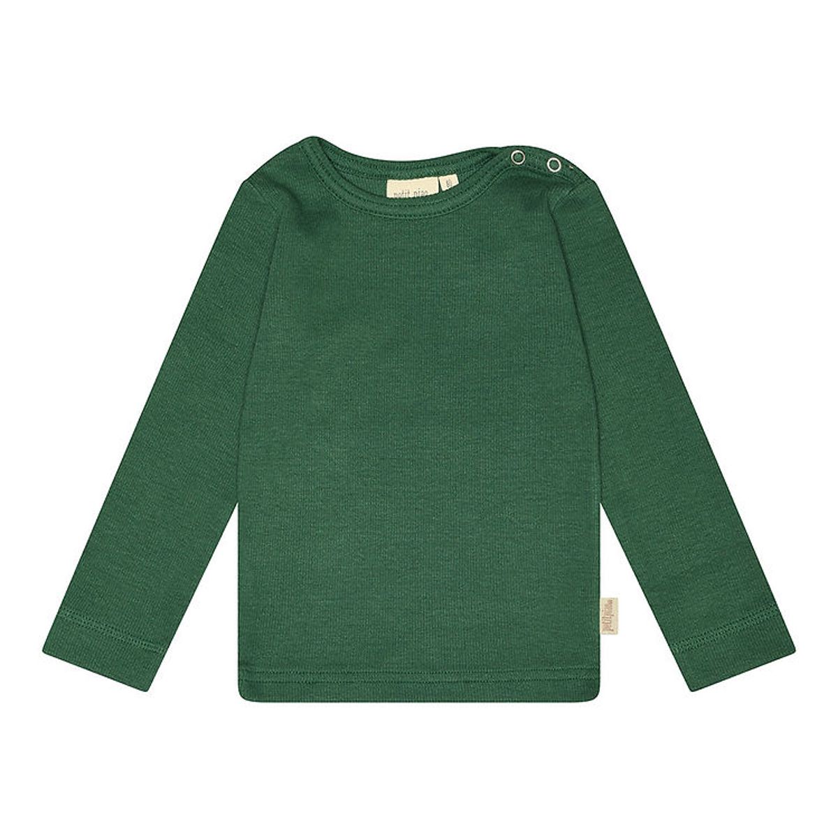 Petit Piao Bluse - Rib - Modal - Emerald Green