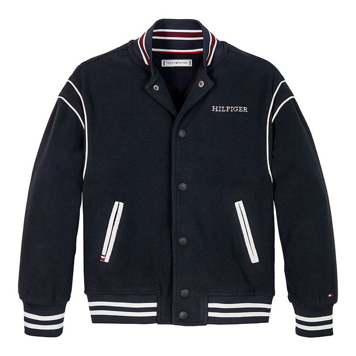 Tommy Hilfiger Fleecejakke - U Polar Fleece Bomber - Desert Sky