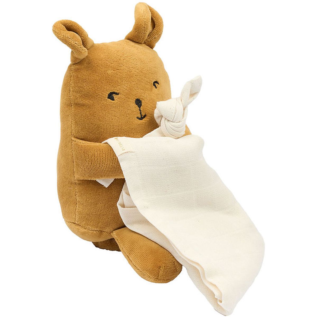 Fabelab Musikbamse - Bjørn - 18 cm - Ochre