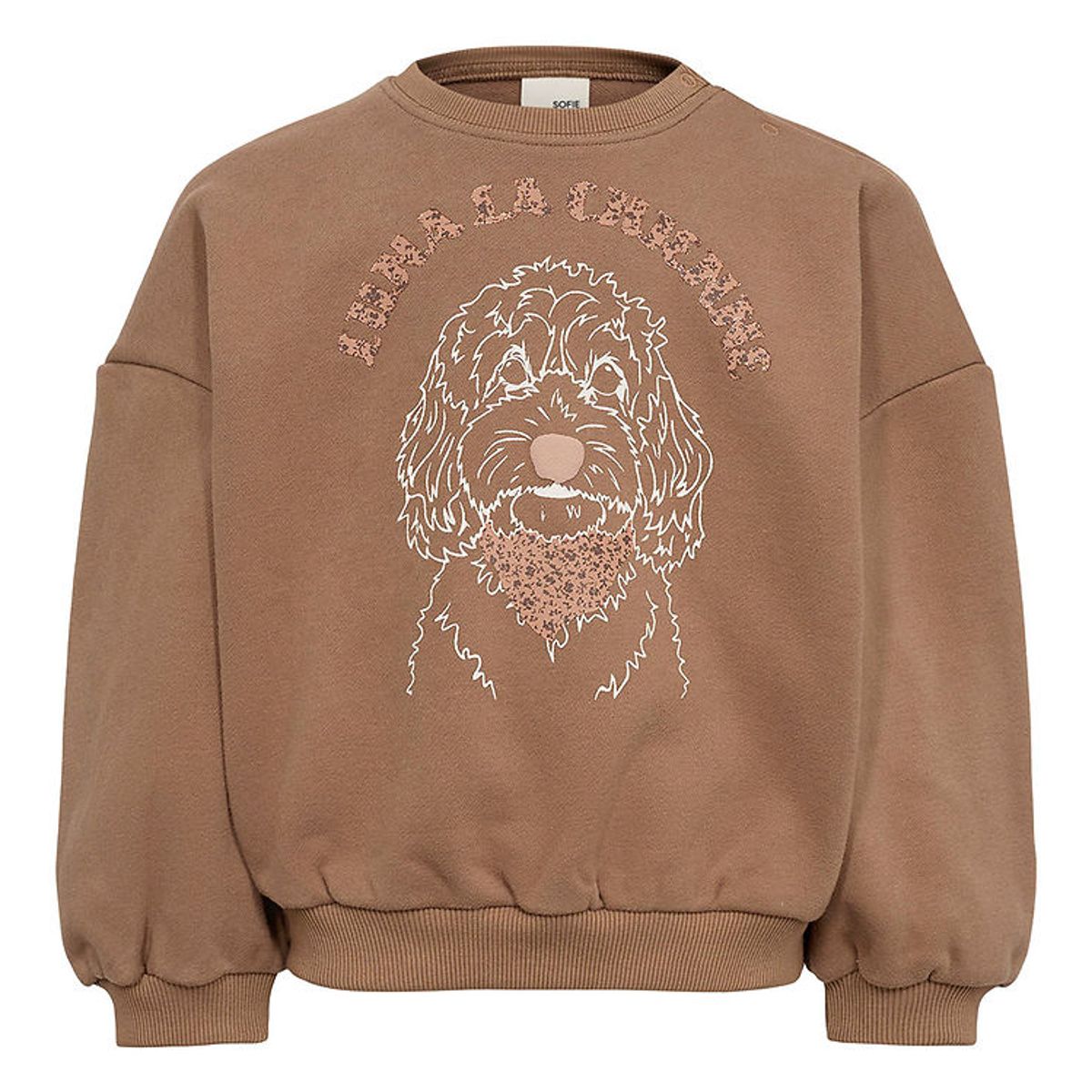 Sofie Schnoor Sweatshirt - Cashew Brown m. Print