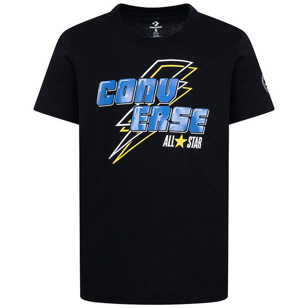 Converse T-shirt - Lightning Bolt - Sort