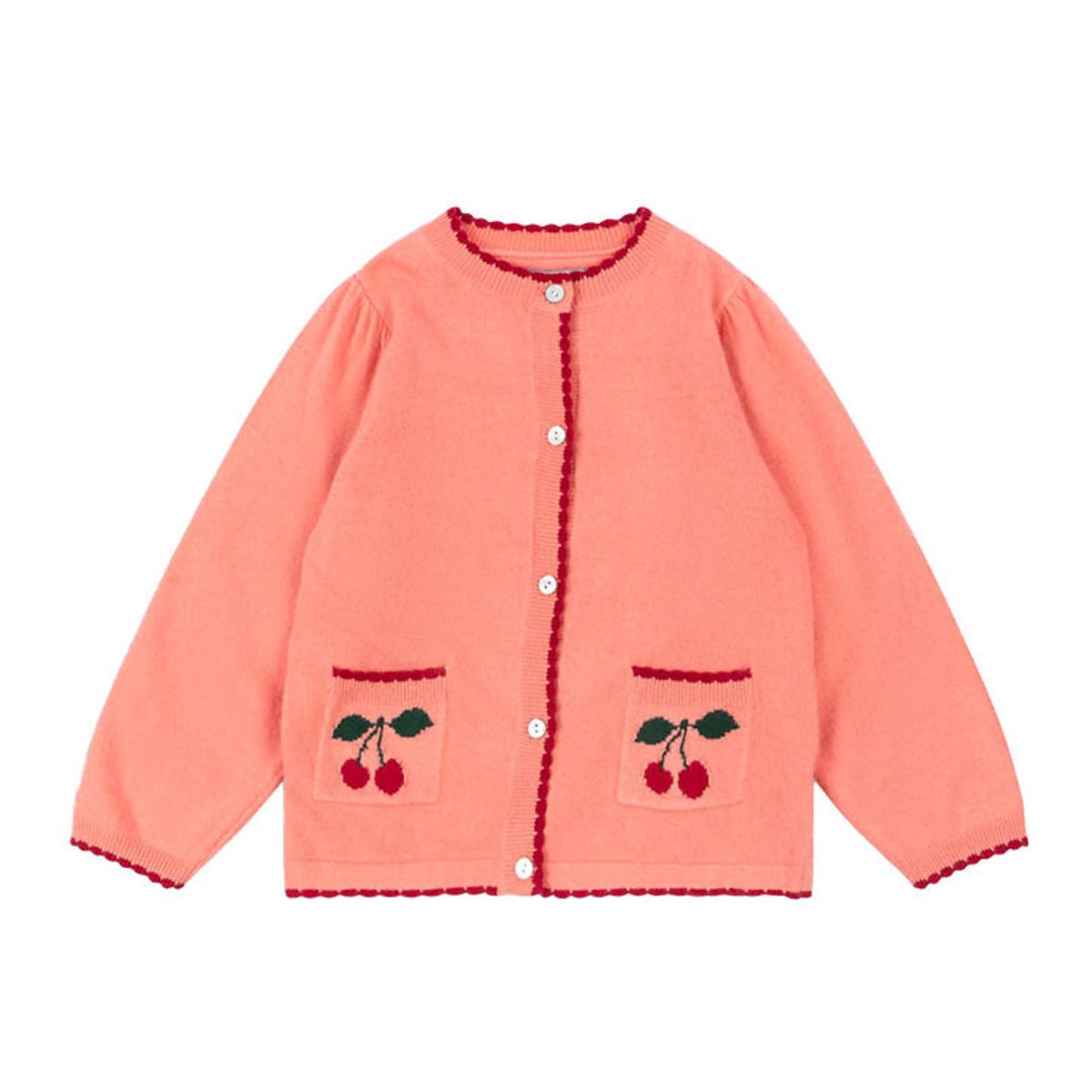 Konges Sløjd Cardigan - Bomuld/Uld - Alexa - Powder Pink