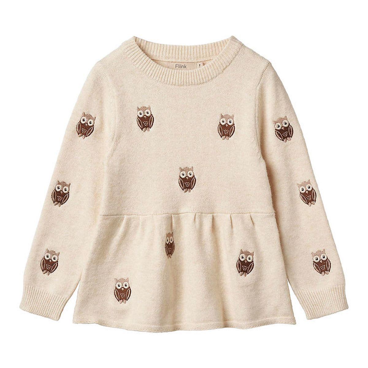 Fliink Bluse - Alon Owl - Sandshell