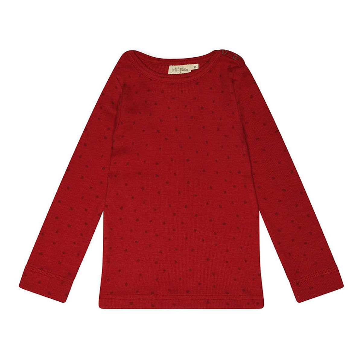 Petit Piao Bluse - Rib - Modal - Chili Pepper Dot