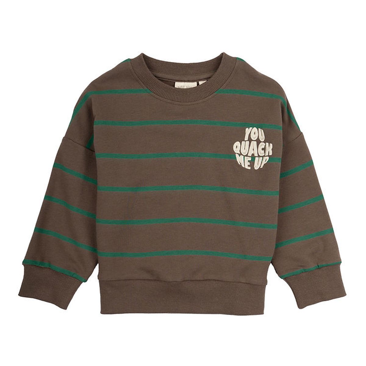 Petit Piao Sweatshirt - Chocolate Brown Stripe