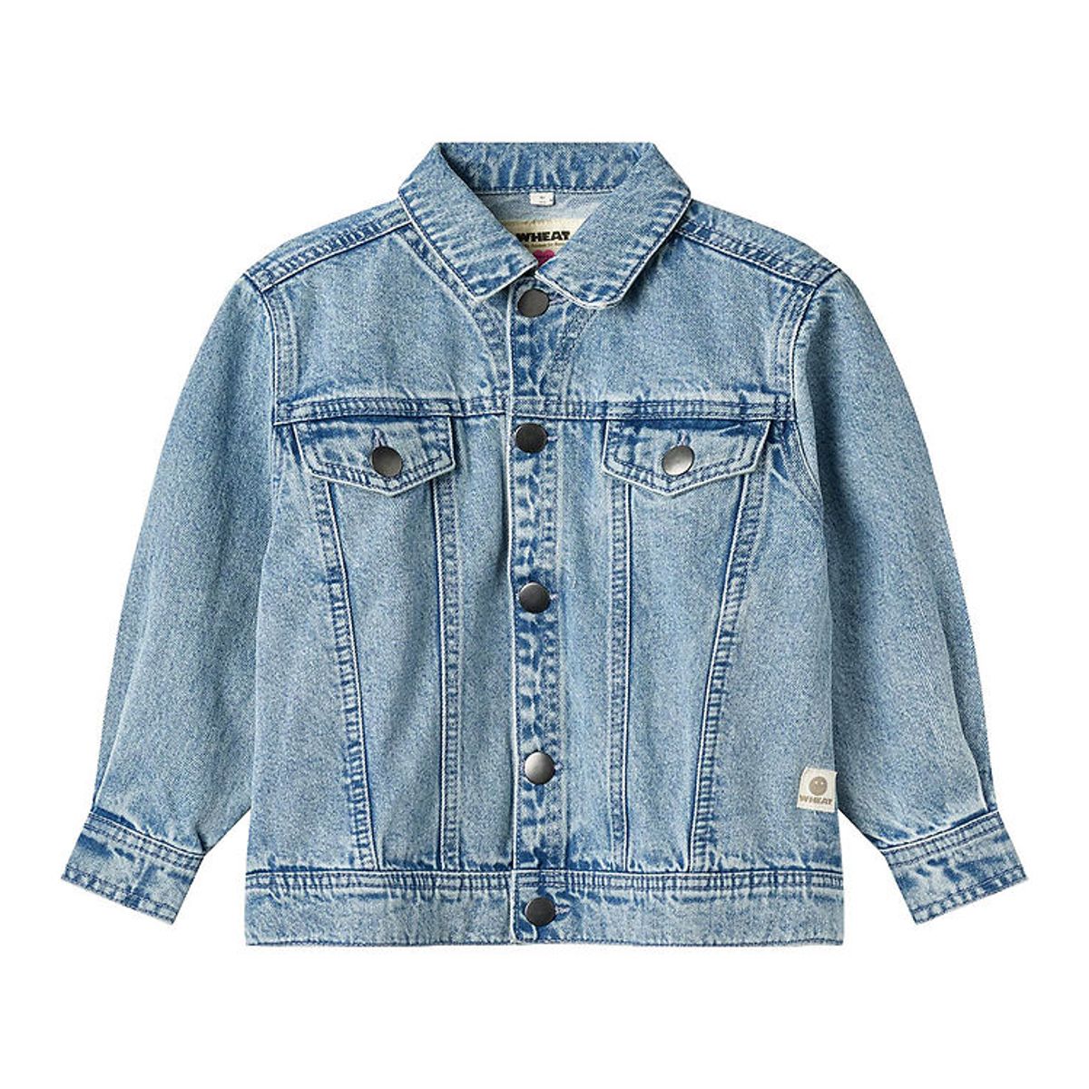 Wheat Denimjakke - Vive - Blue