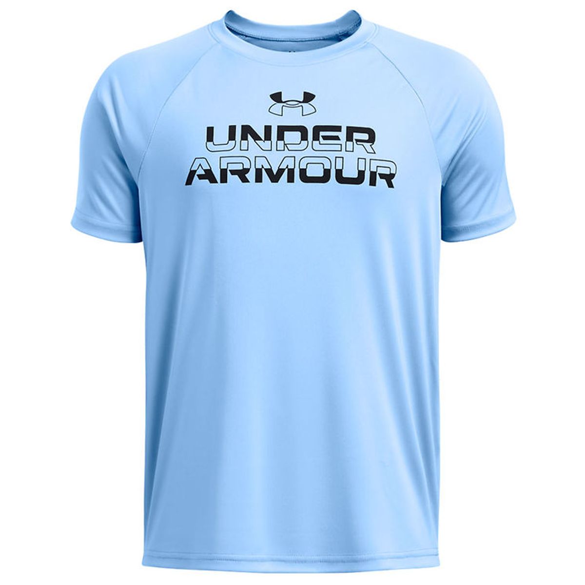 Under Armour T-Shirt - Tech Split Wordmark - Horizon Blue