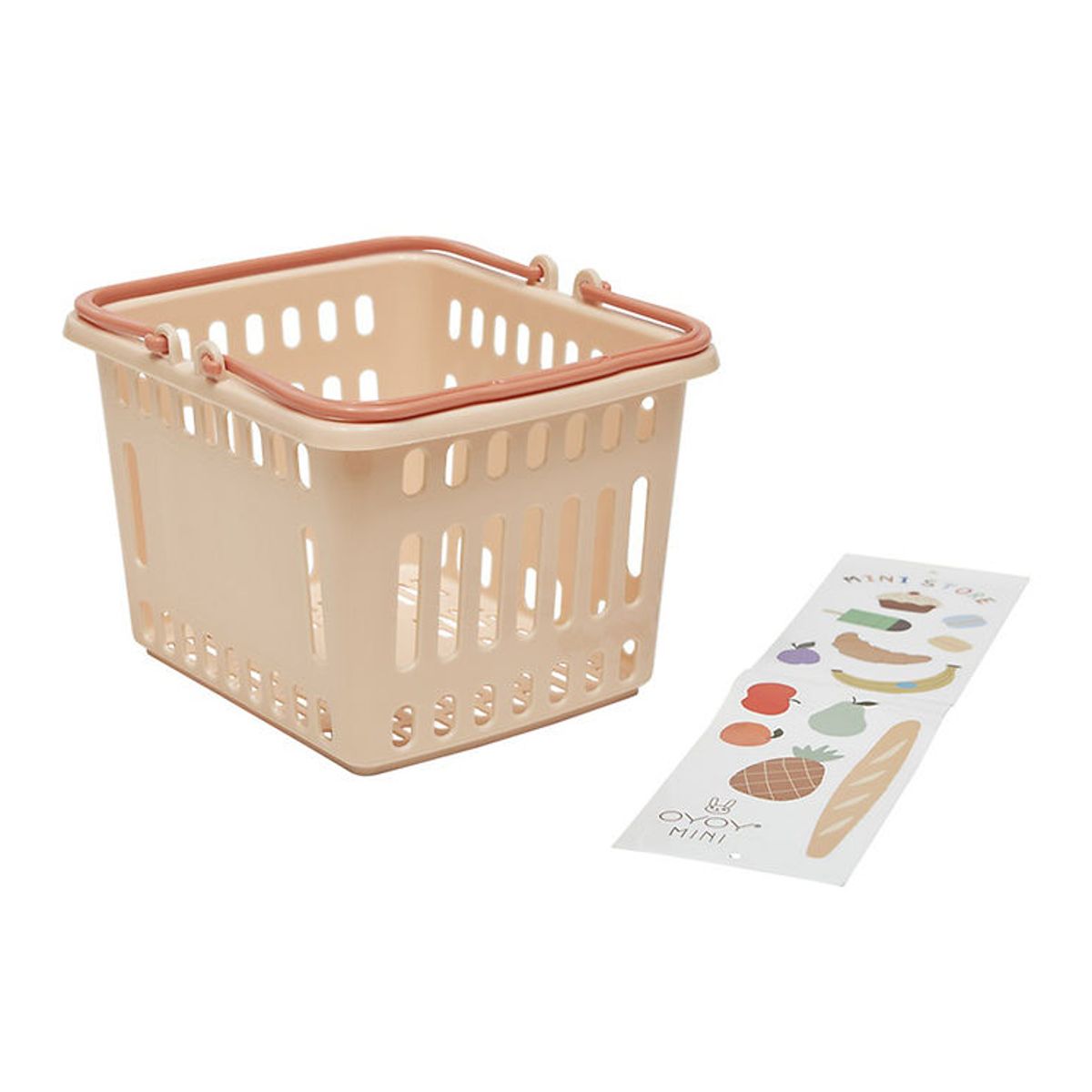 OYOY Kurv - Yummy Shopping Basket - Coral