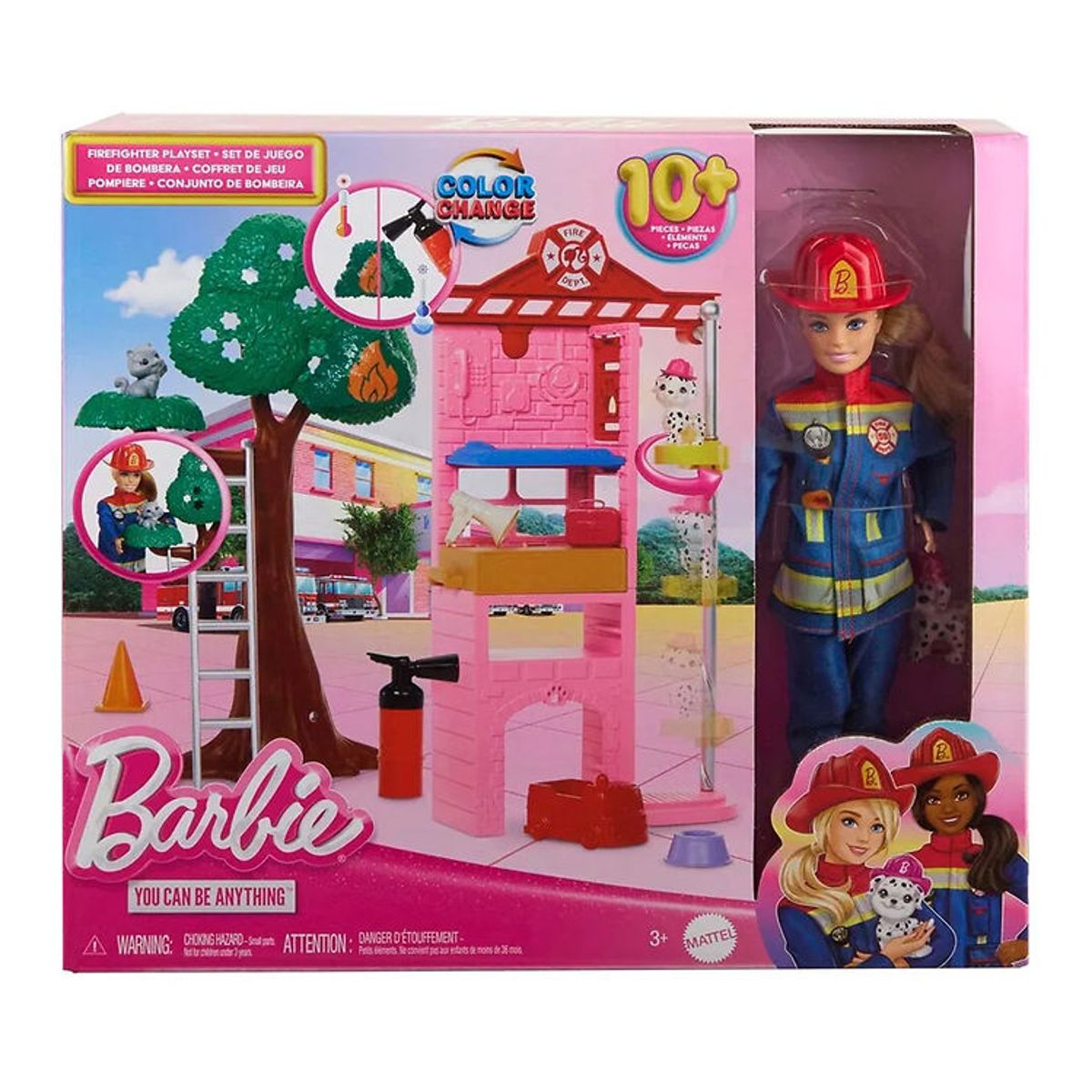 Barbie Dukke - 30 cm - Career Fire Fighter Playset