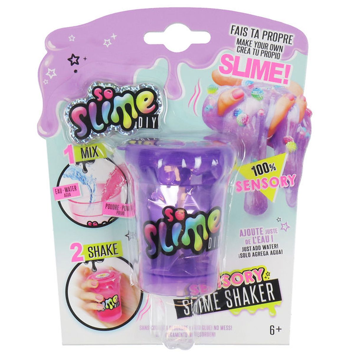 So Slime DIY-Slim - Sensory Slime Shaker - Assorteret