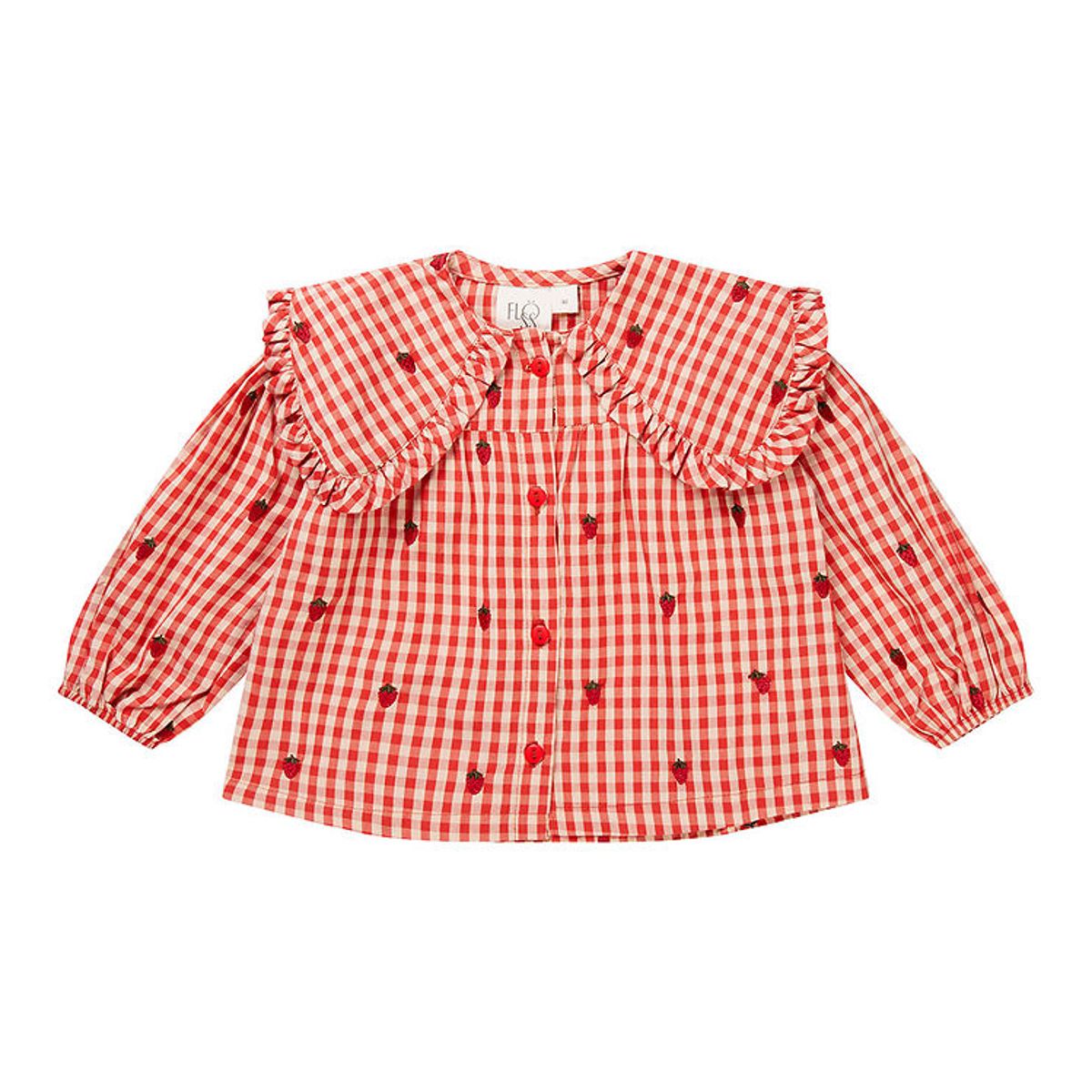 Flöss Bluse - Molly - Berry Gingham