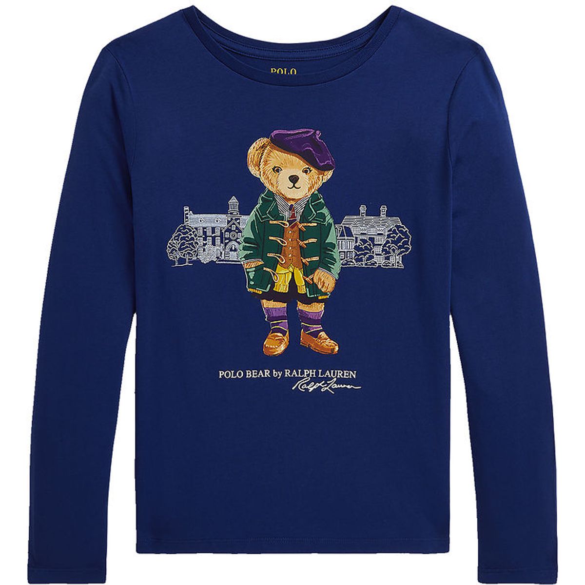 Polo Ralph Lauren Bluse - Blå m. Bamse