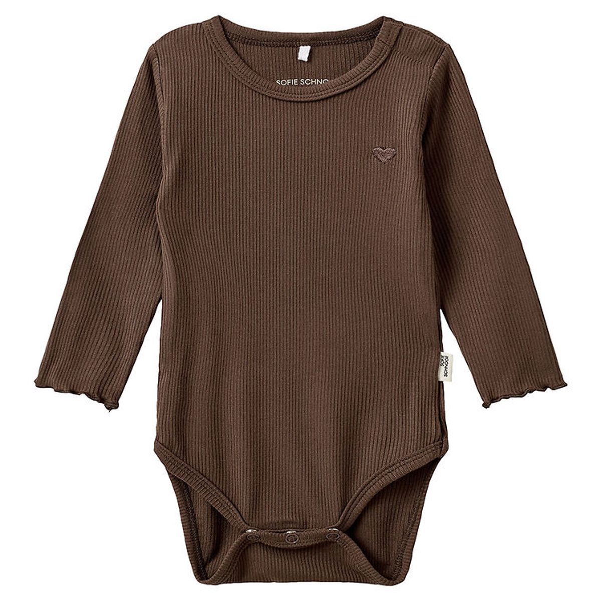 Sofie Schnoor Body l/æ - Rib - Chocolate Brown