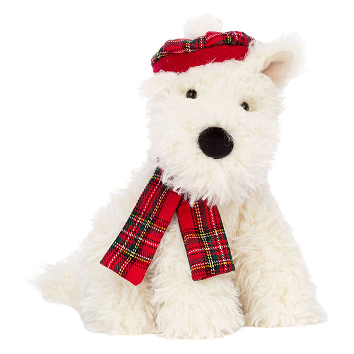 Jellycat Bamse - 12x21 cm - Winter Warmer Munro Scottie Dog