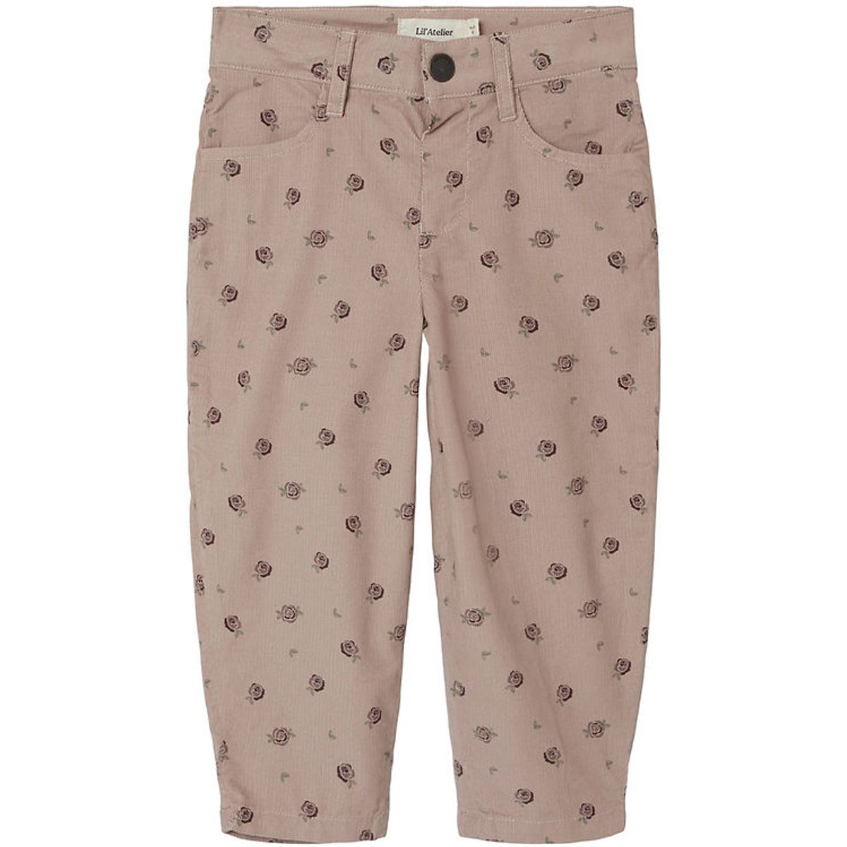 Lil Atelier Bukser - NmfBella - Gray Morn/Floral