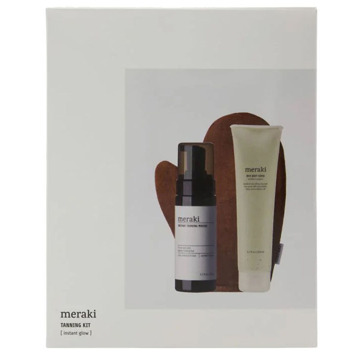 Meraki Gaveæske - Body Scrub & Tanning Kit m. Handske