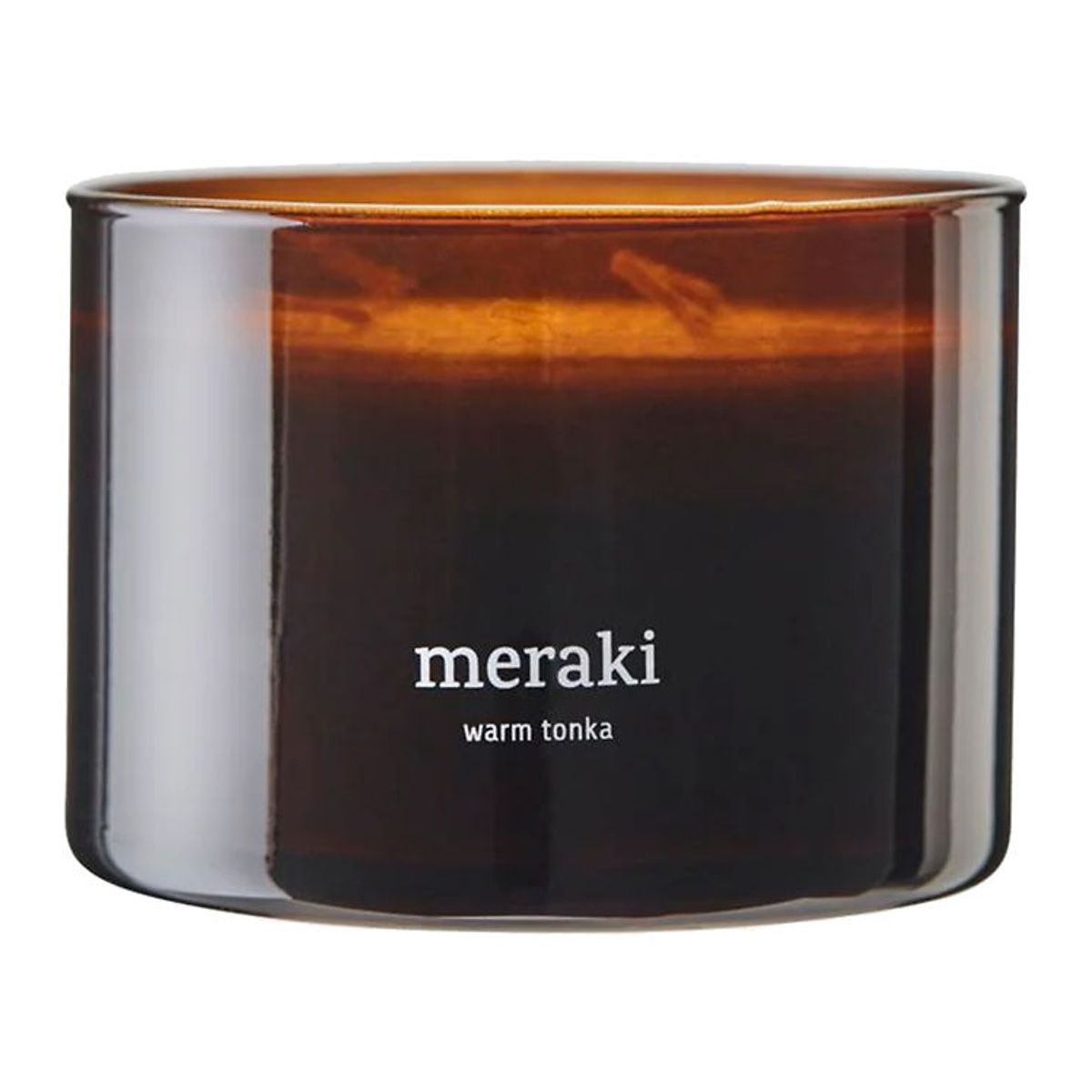 Meraki Duftlys - 340g - Dark Wood