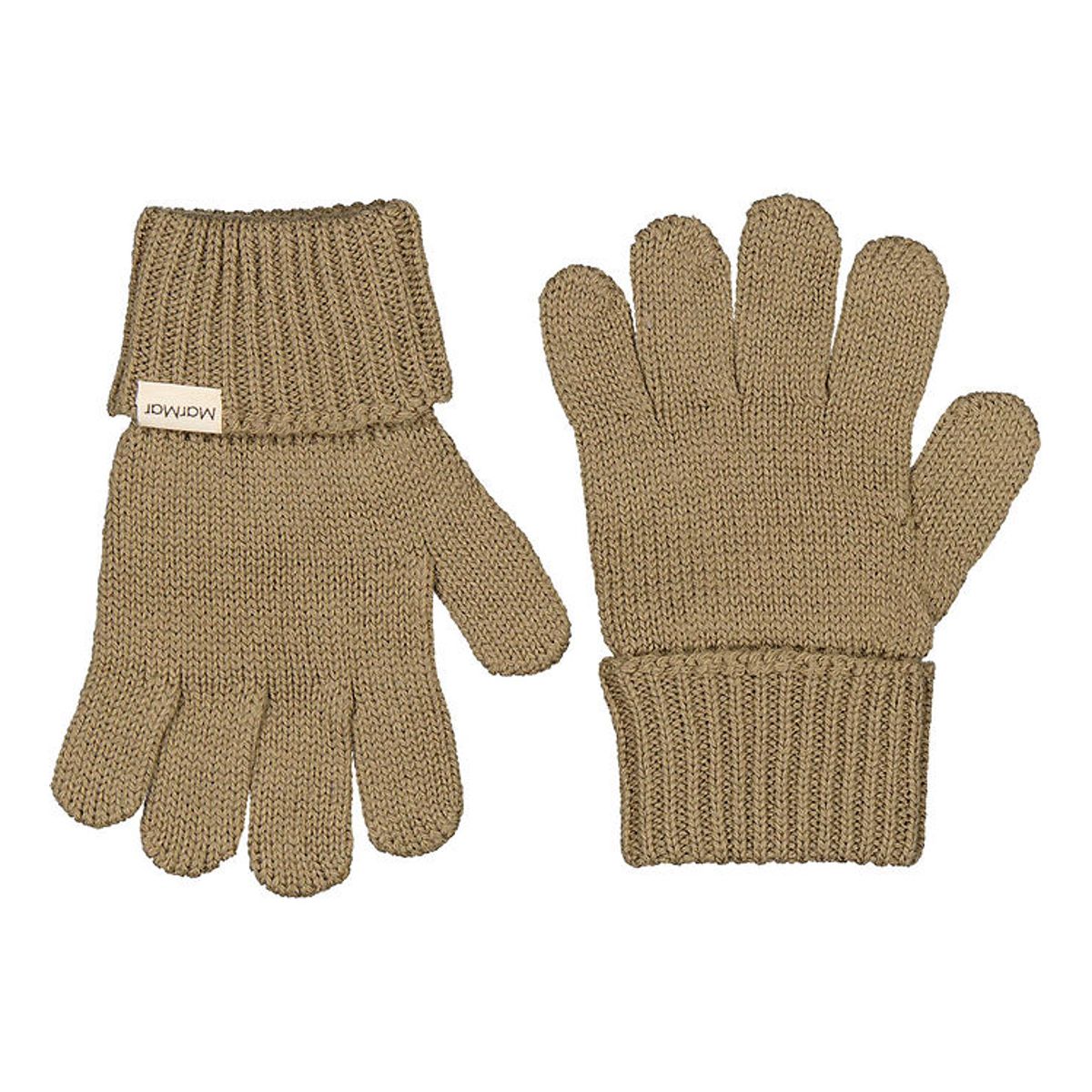 MarMar Handsker - Strik - Aske - Uld/Bomuld - Khaki