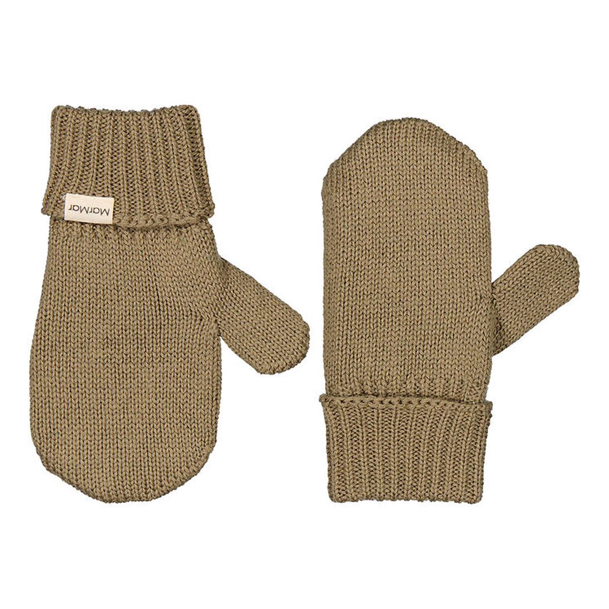 MarMar Luffer - Strik - Alvilda - Uldblanding - Khaki