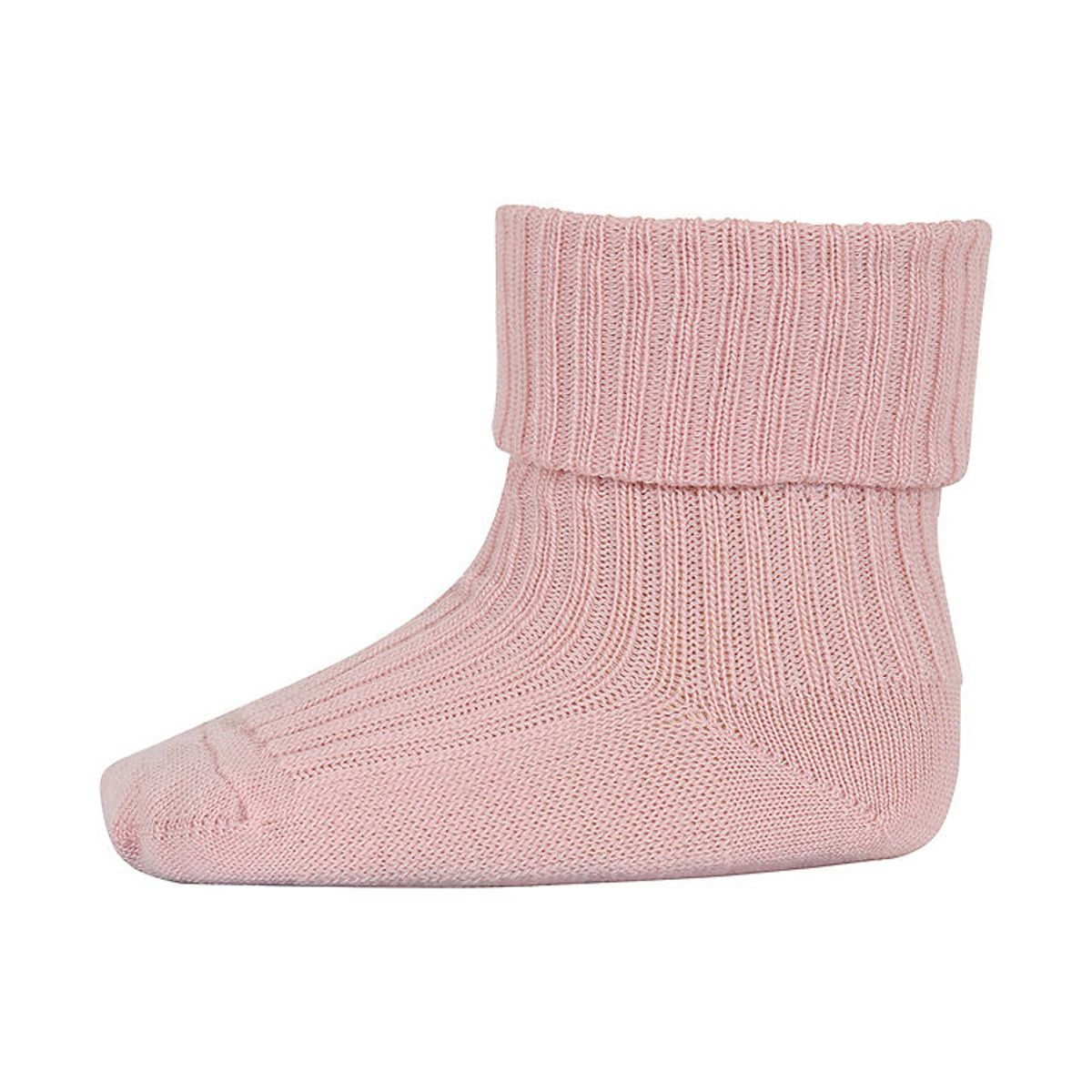 MP Strømper - Uld - Rib - Silver Pink