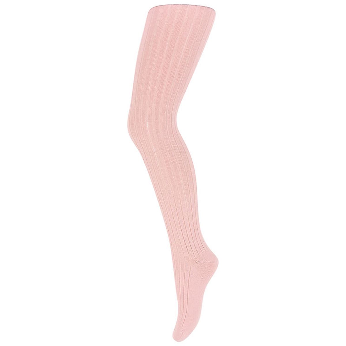 MP Strømpebukser - Uld - Rib - Silver Pink