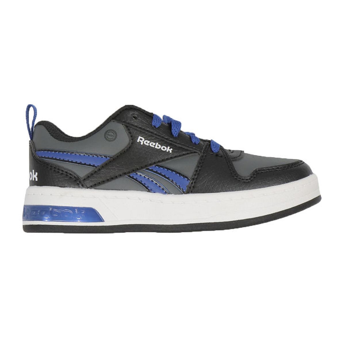 Reebok Sko m. Lys - Royal Prime Step N' Flash - Sort/Blå/Grå