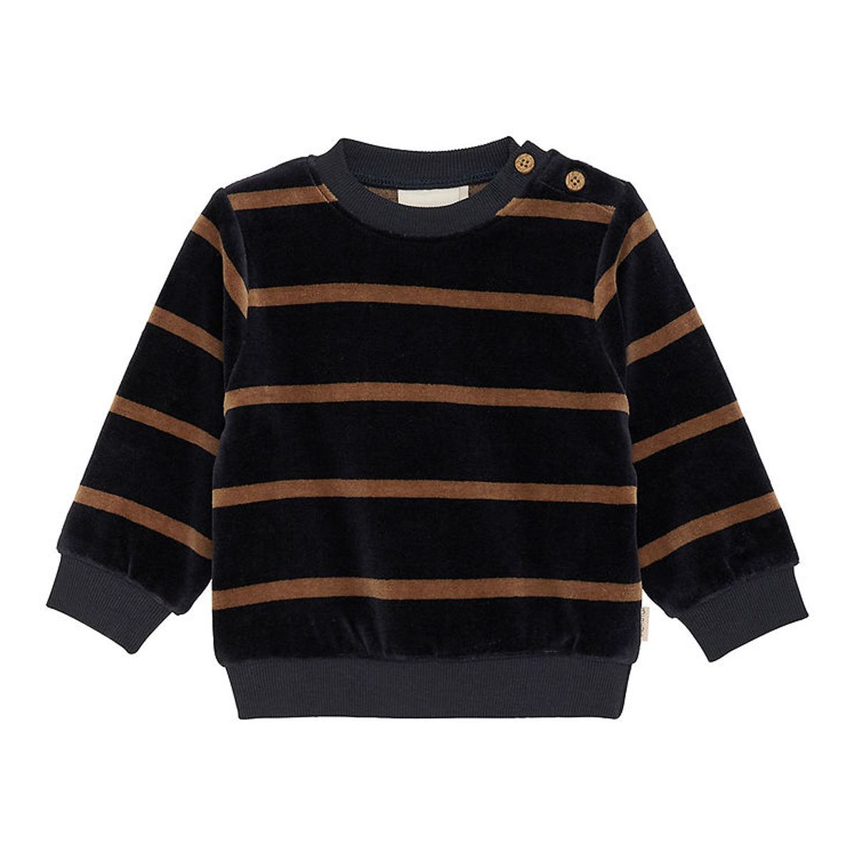 Minymo Sweatshirt - Velour - Dark Navy