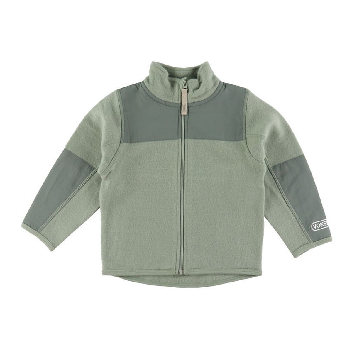 Voksi Cardigan - Fleece - Uld - MistyGreen