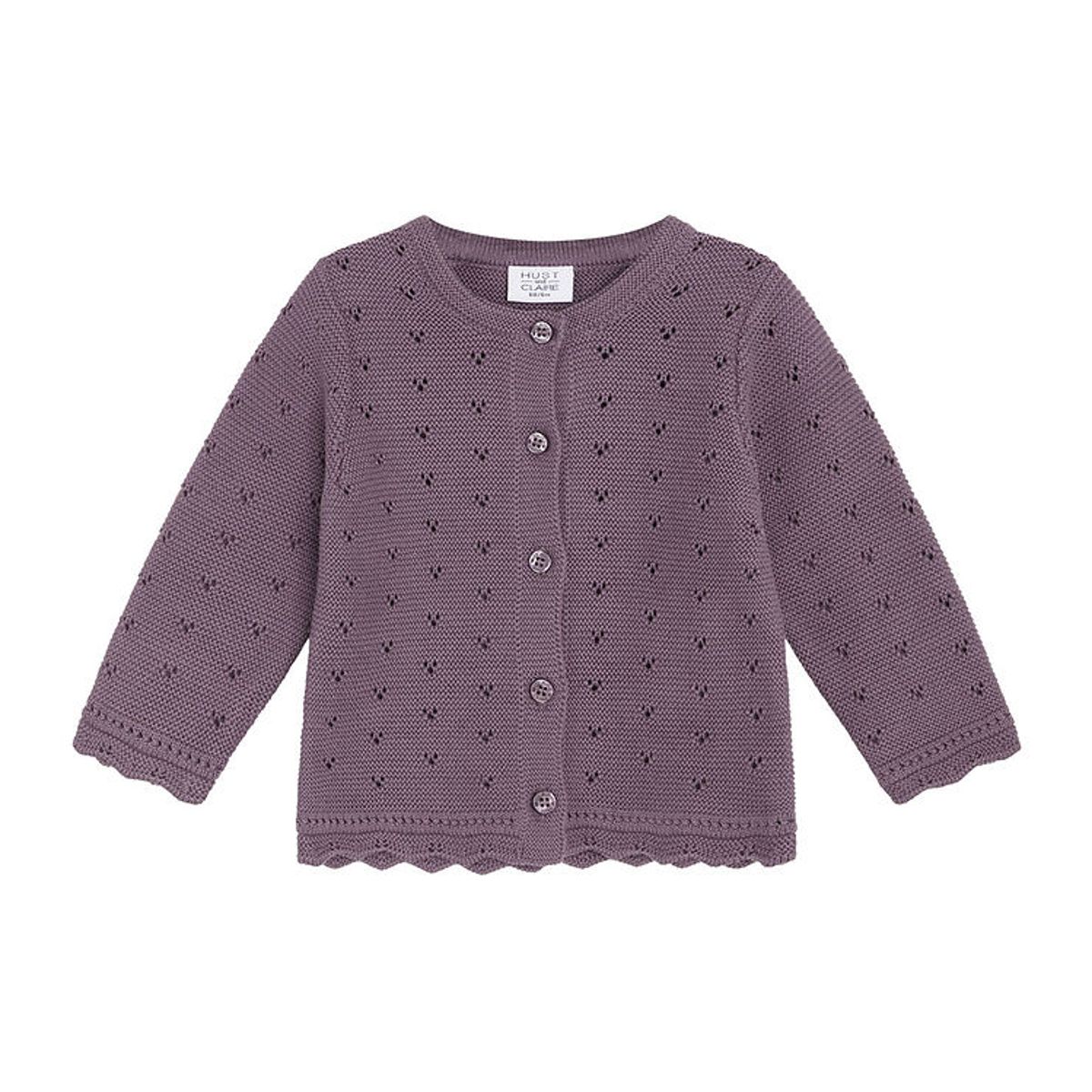 Hust and Claire Cardigan - Strik - Caren - Dark Plum