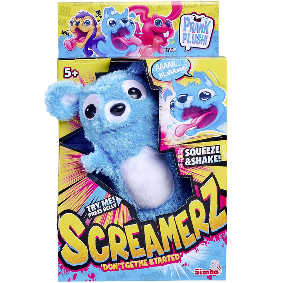 ScreamerZ Bear - 30 cm - Blå