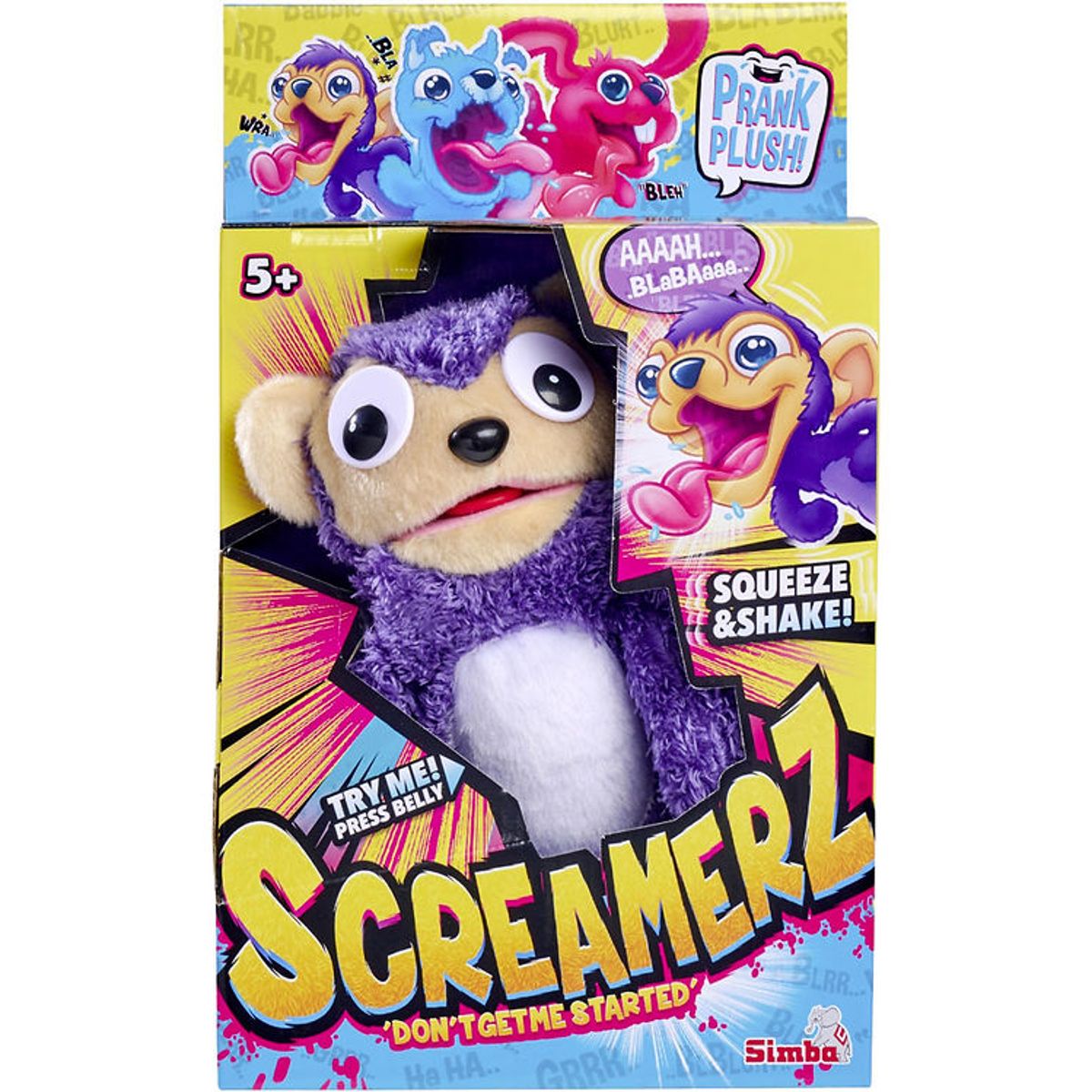 ScreamerZ Monkey - 30 cm - Lilla