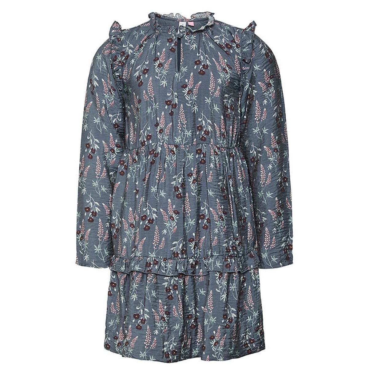 Vero Moda Girl Kjole - VmJosie - Grisaille/Lupin AOP