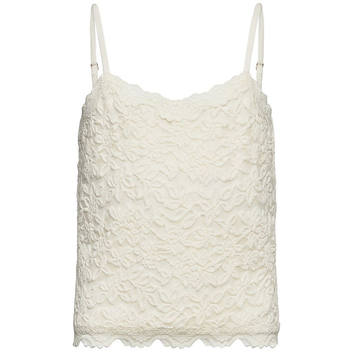 Rosemunde Top - Blonde Strap Top - Ivory