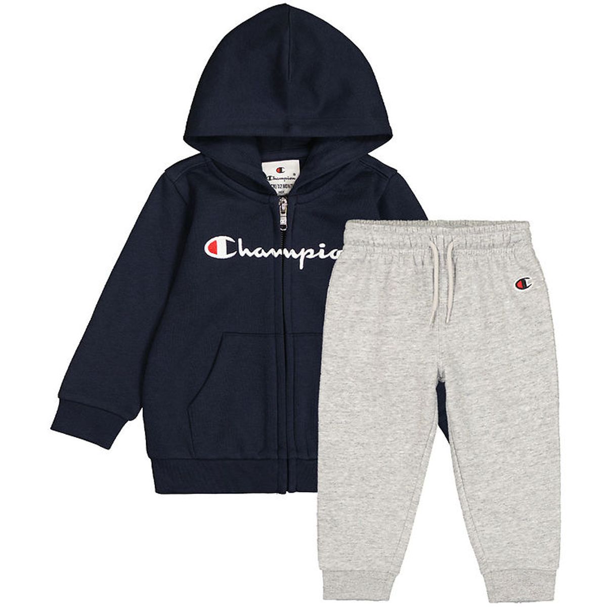 Champion sweatsæt - Hooded Full Zip - Sky Captain