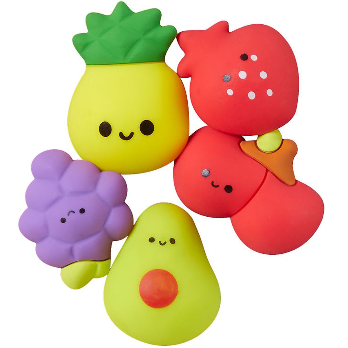 Crocs Vedhæng - Squish Fruits - 5-pak