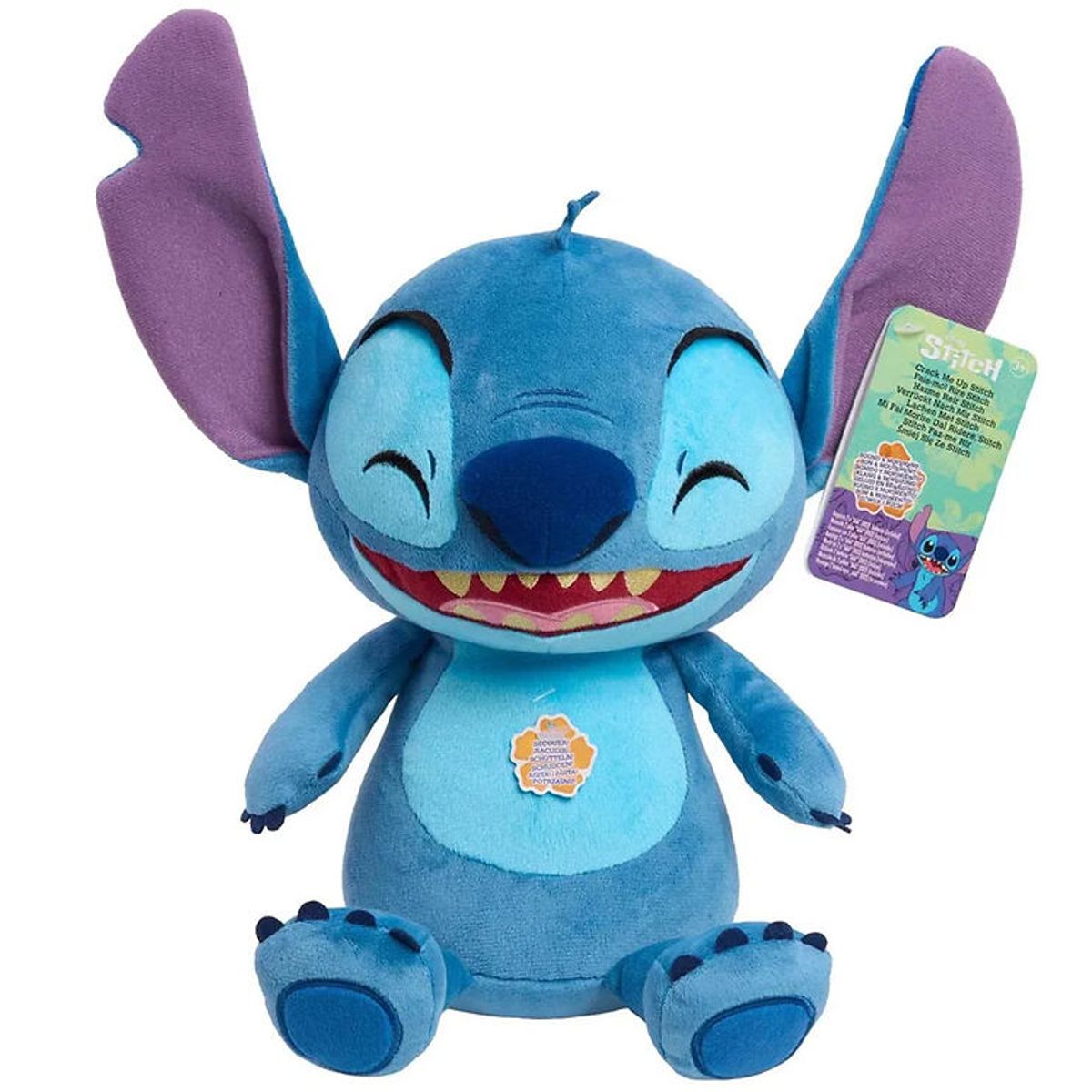 Disney Stitch Bamse m. Lyd og Bevægelse - 24 cm - Crack Me Up Fe