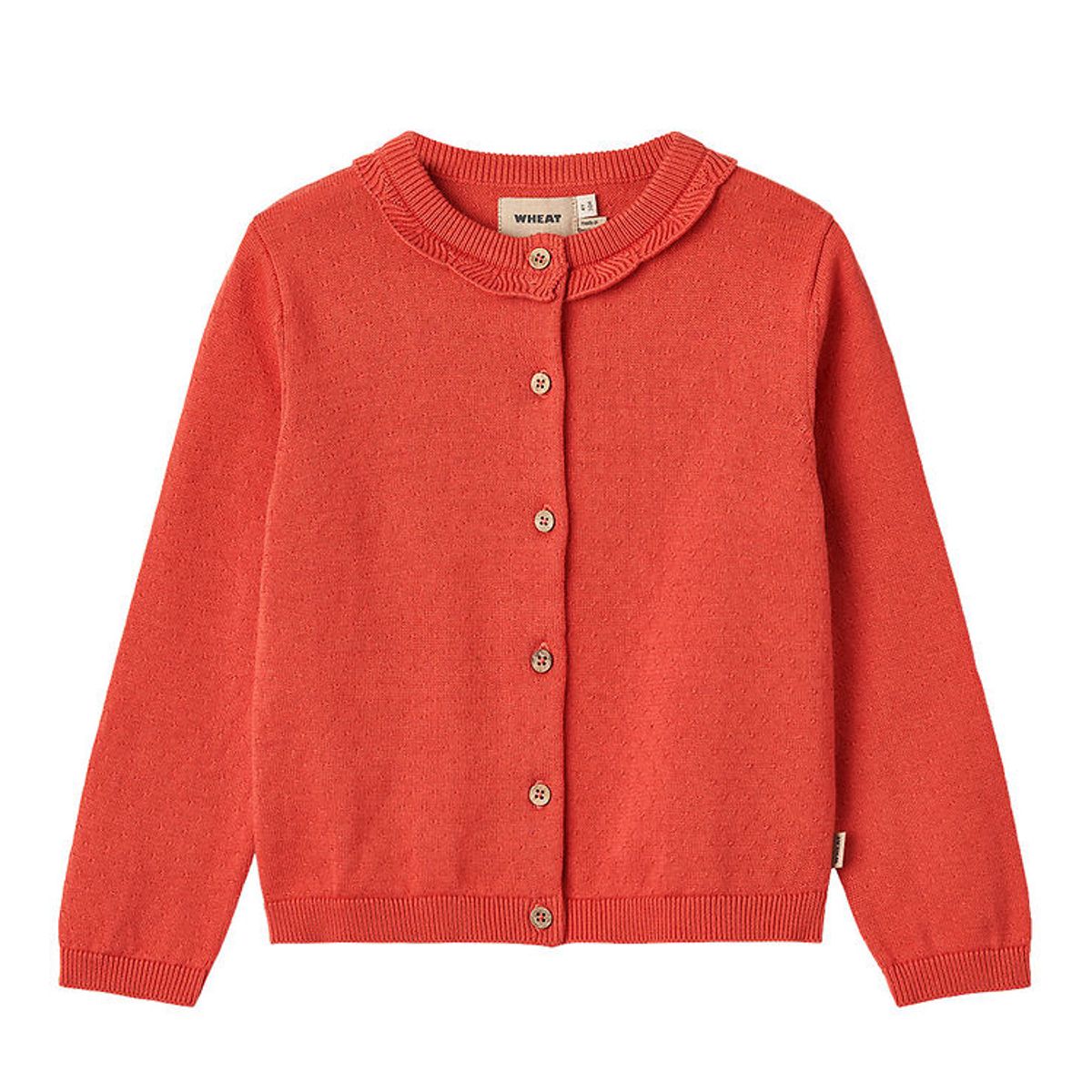 Wheat Cardigan - Strik - Amy - Candy Red