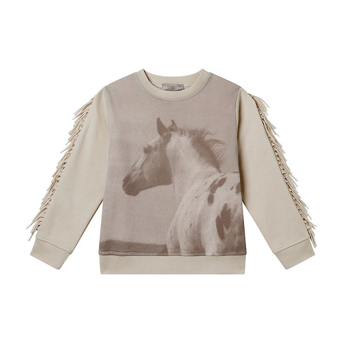 Stella McCartney Kids Sweatshirt - Creme m. Hest