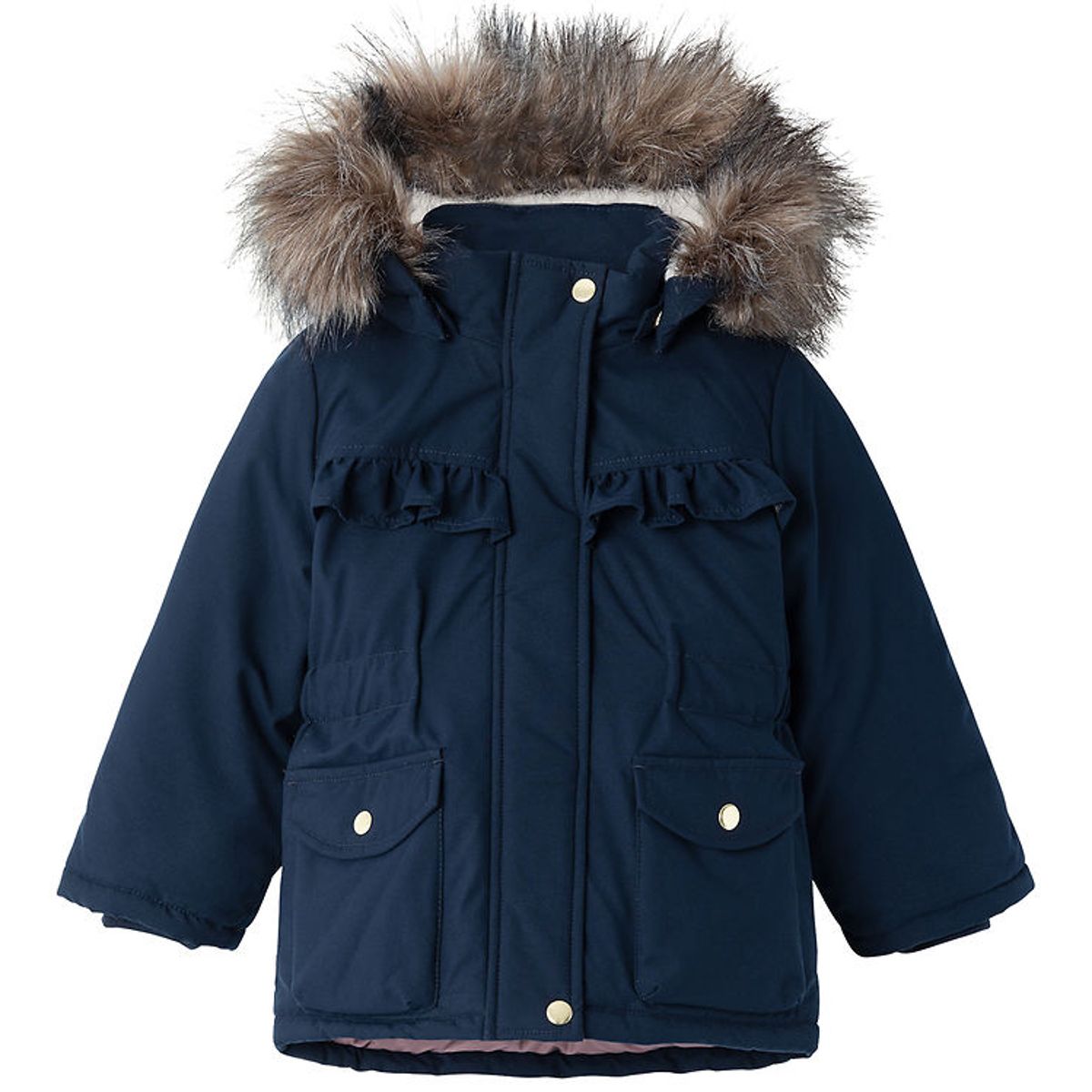 Name It Vinterjakke - NmfMaster05 Parka - Dark Sapphire