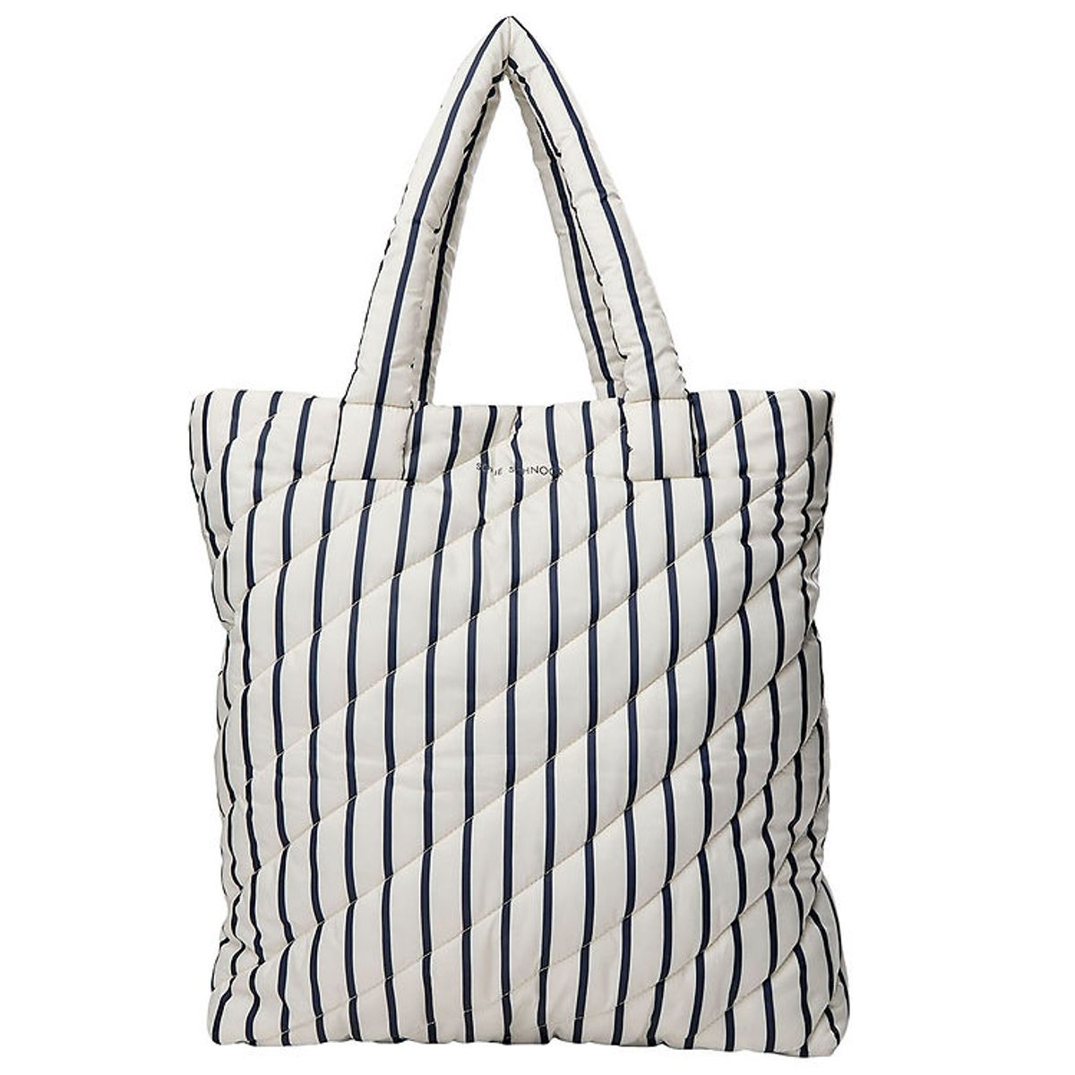 Sofie Schnoor Shopper - Off White/Navy Striped