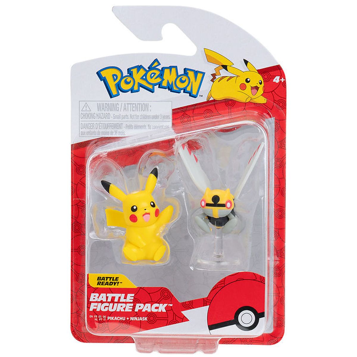 Pokémon Figur - Battle Figure - Ninjask And Pikachu