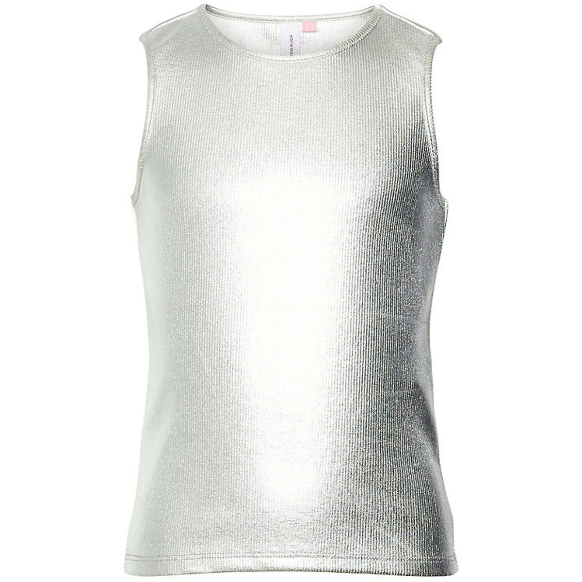 Vero Moda Girl Tanktop - Silver Colour/Foil Coating