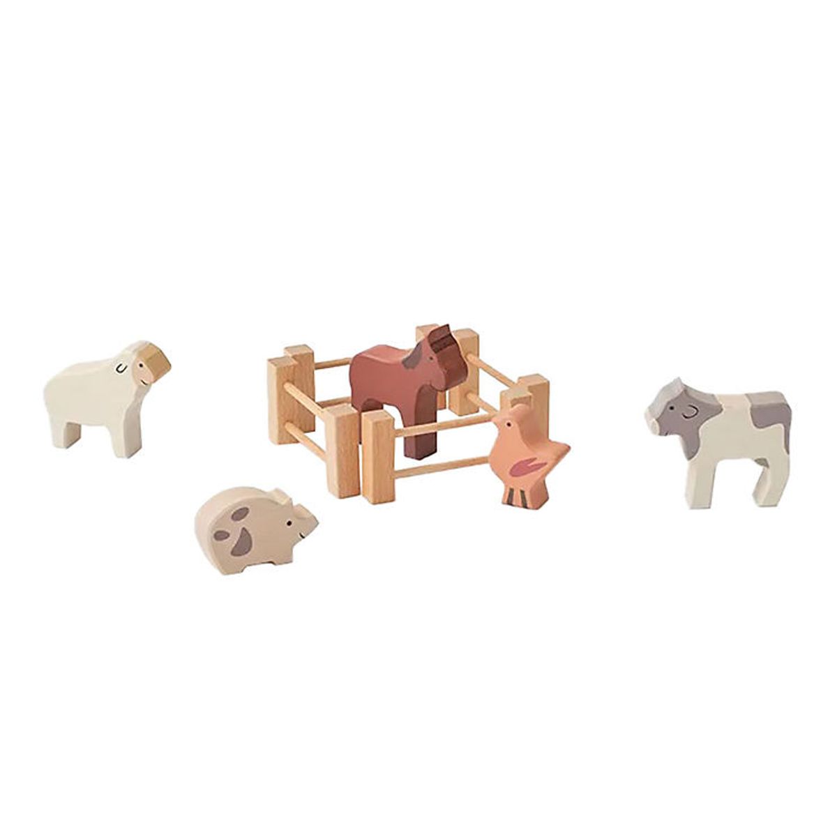 Kids Concept Farm Animals Aiden - Træ - Kid's HUB