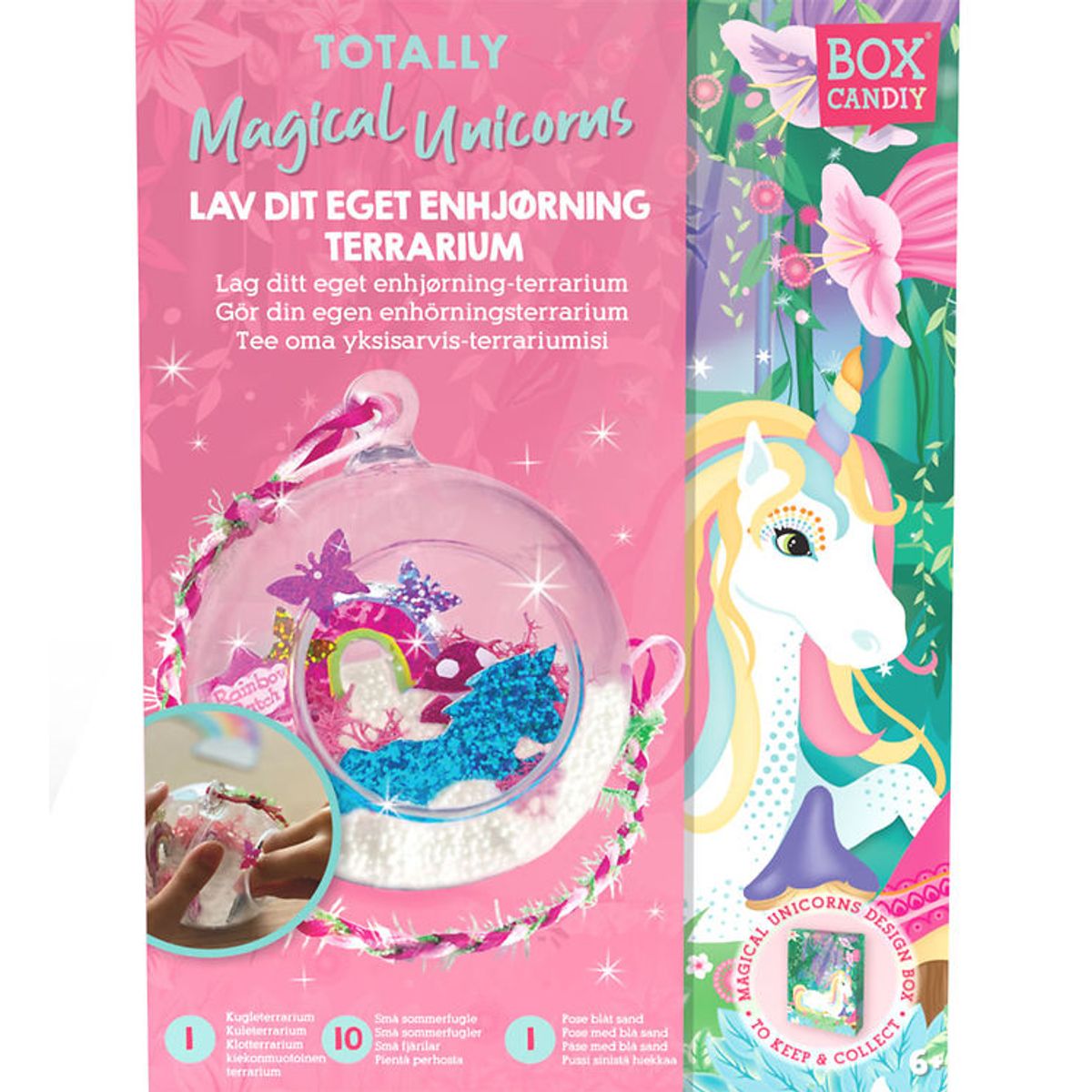 BOX CANDIY Kreasæt - Lav Dit Eget Terrarium - Totally Magical Un